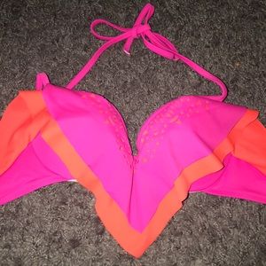 VS ruffled bikini top